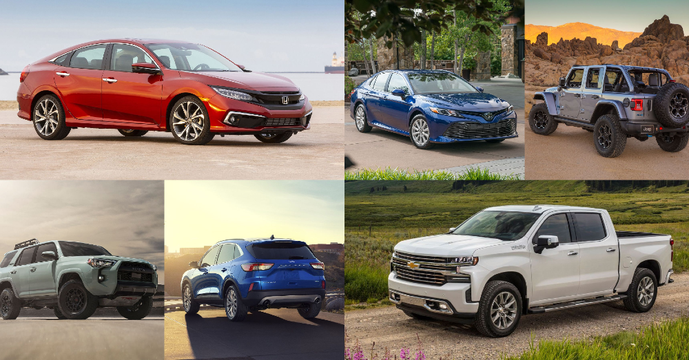 The Most Popular Cars Sold in 2021