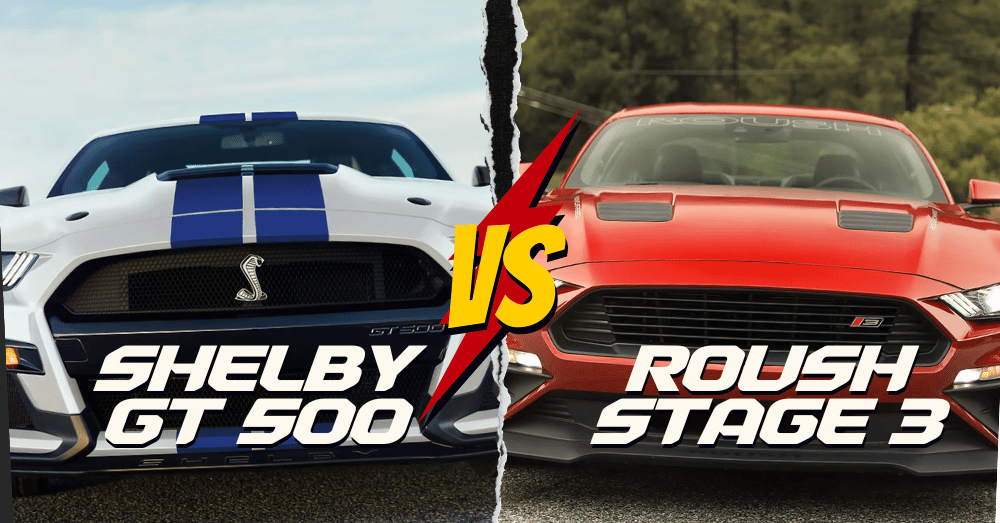 The Battle of the Supercharged Stallions Shelby GT500 and Roush Stage 3 Mustang - banner