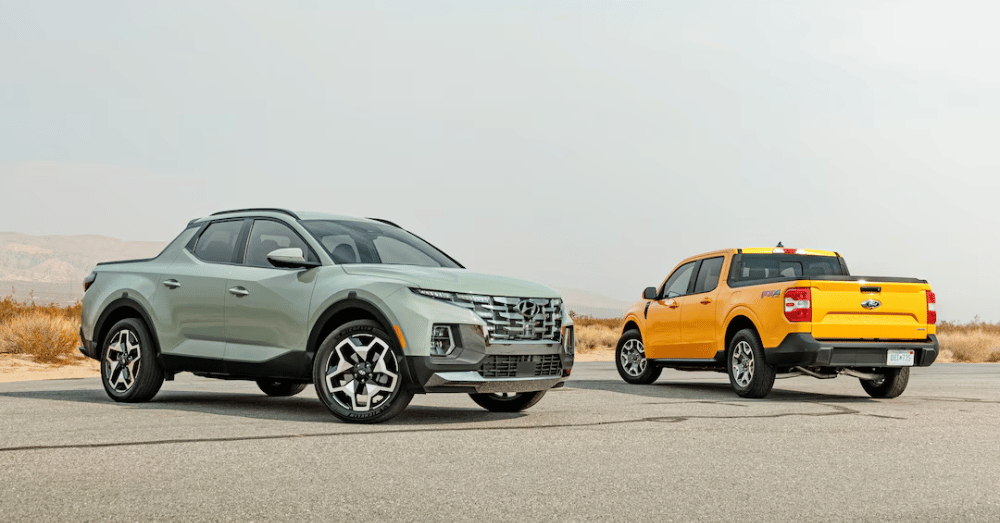 Ford Maverick vs. Hyundai Santa Cruz Big Battle of the Compact Trucks- banner